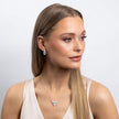 Diamonfire Double Teardrop Statement Earrings