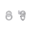 Diamonfire Schakelcirkel Oorknopjes