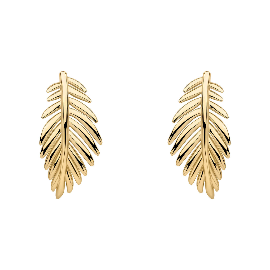Laura Ashley Silver Marlbrook Leaf Earrings
