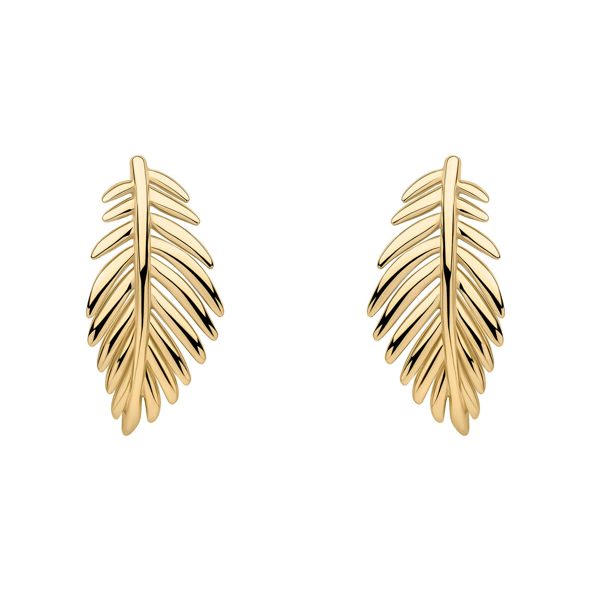 Laura Ashley Silver Marlbrook Leaf Earrings