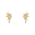 Laura Ashley Silver Heritage Daffodil Stud Earrings