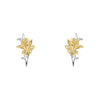 Laura Ashley Silver Heritage Daffodil Stud Earrings