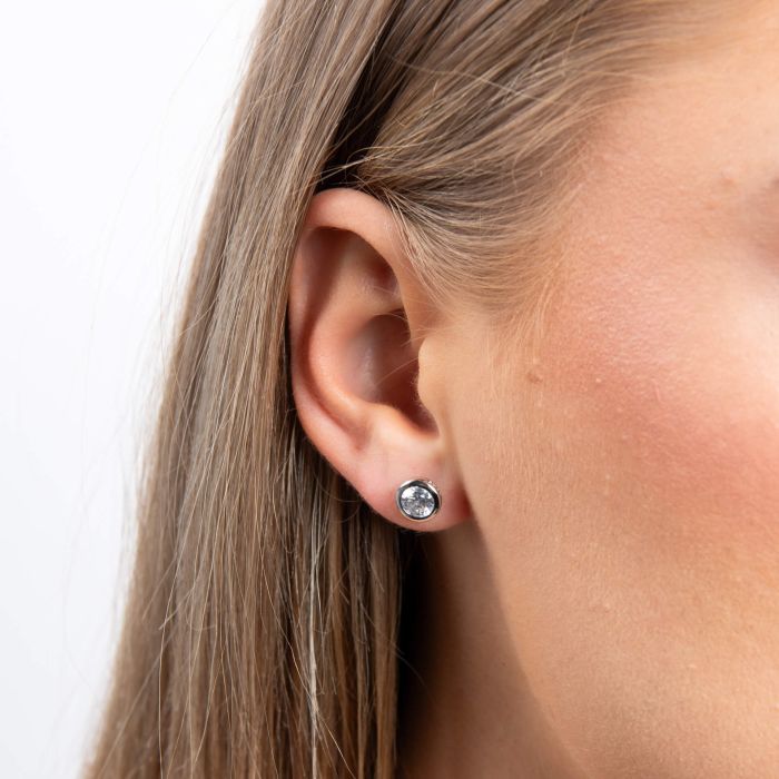 Diamonfire Brillantohrstecker mit Krappenfassung