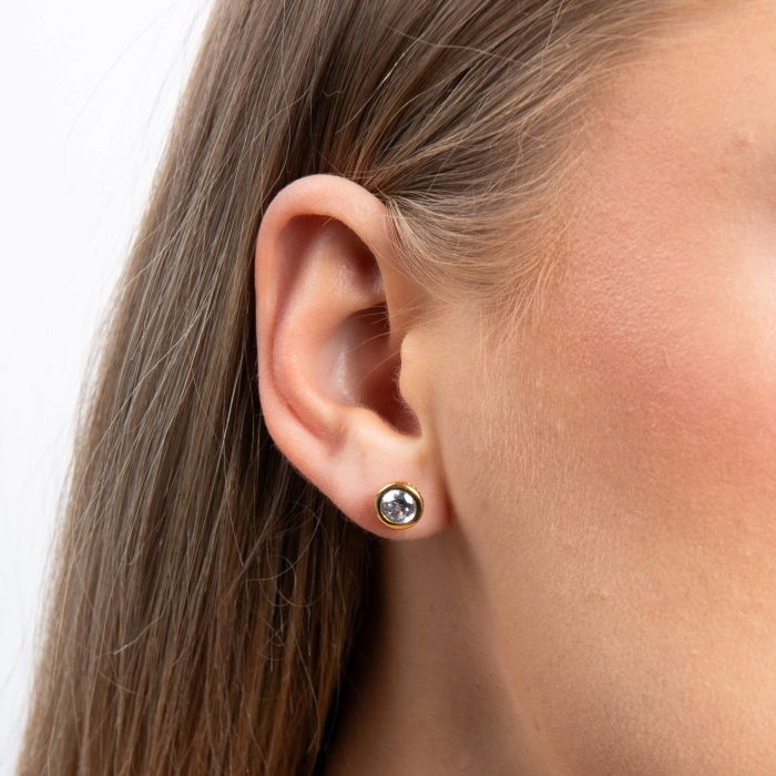 Diamonfire Brillantohrstecker mit Krappenfassung