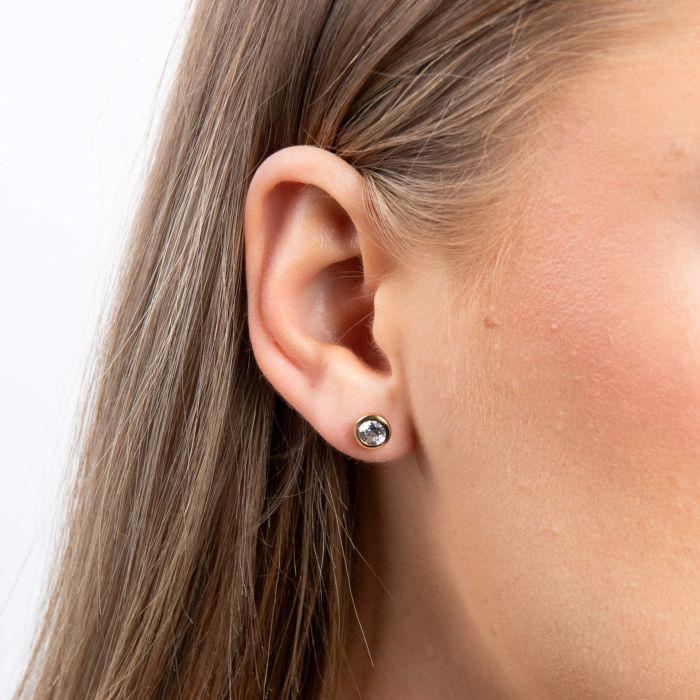 Diamonfire Brillantohrstecker mit Krappenfassung