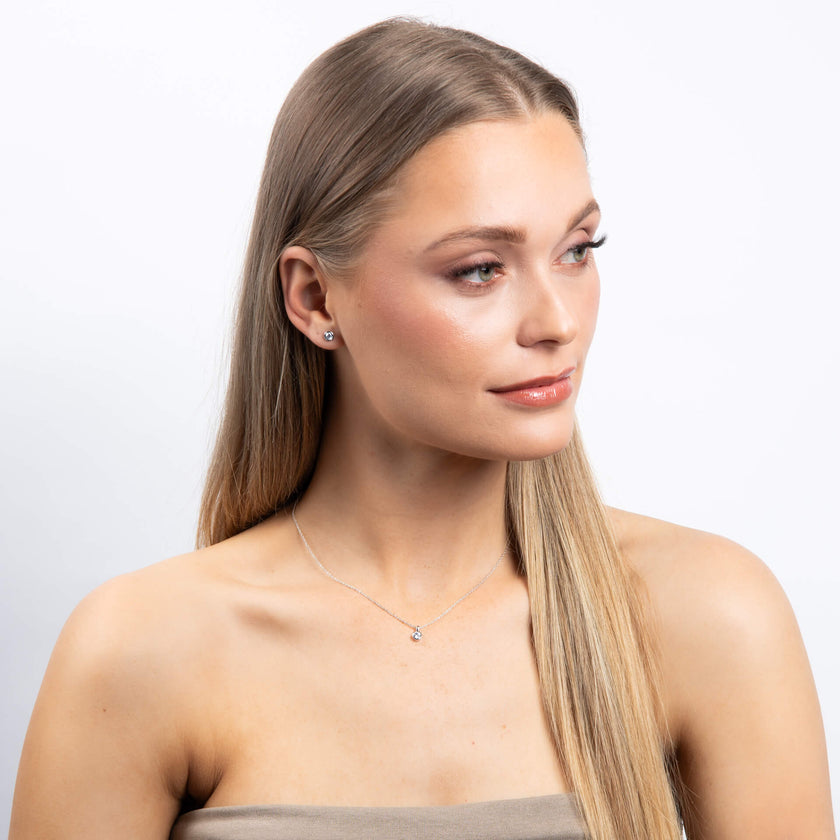 Diamonfire Brillantohrstecker mit Krappenfassung