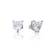 Diamonfire Solitär Ohrstecker Herz Zirkonia