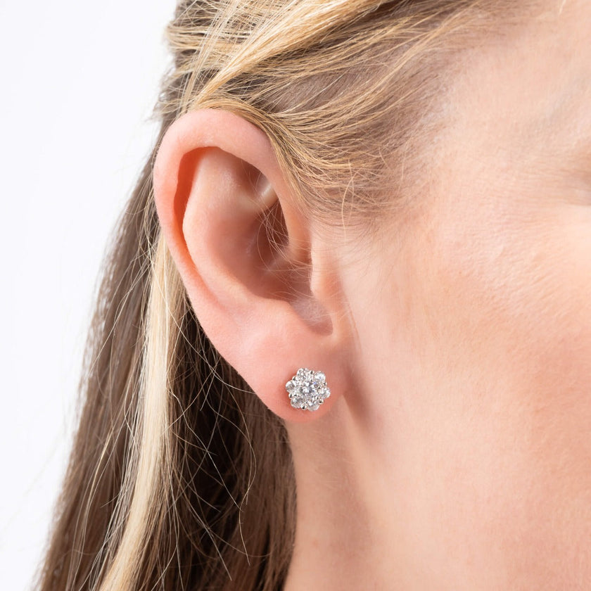 Diamonfire Blumenohrstecker