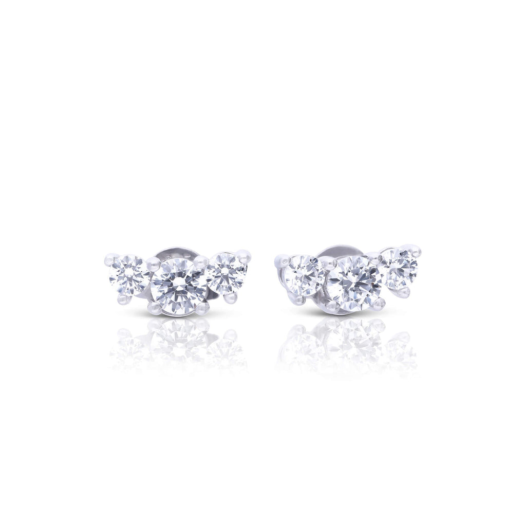 Diamonfire Trio Zirkonia Ohrstecker
