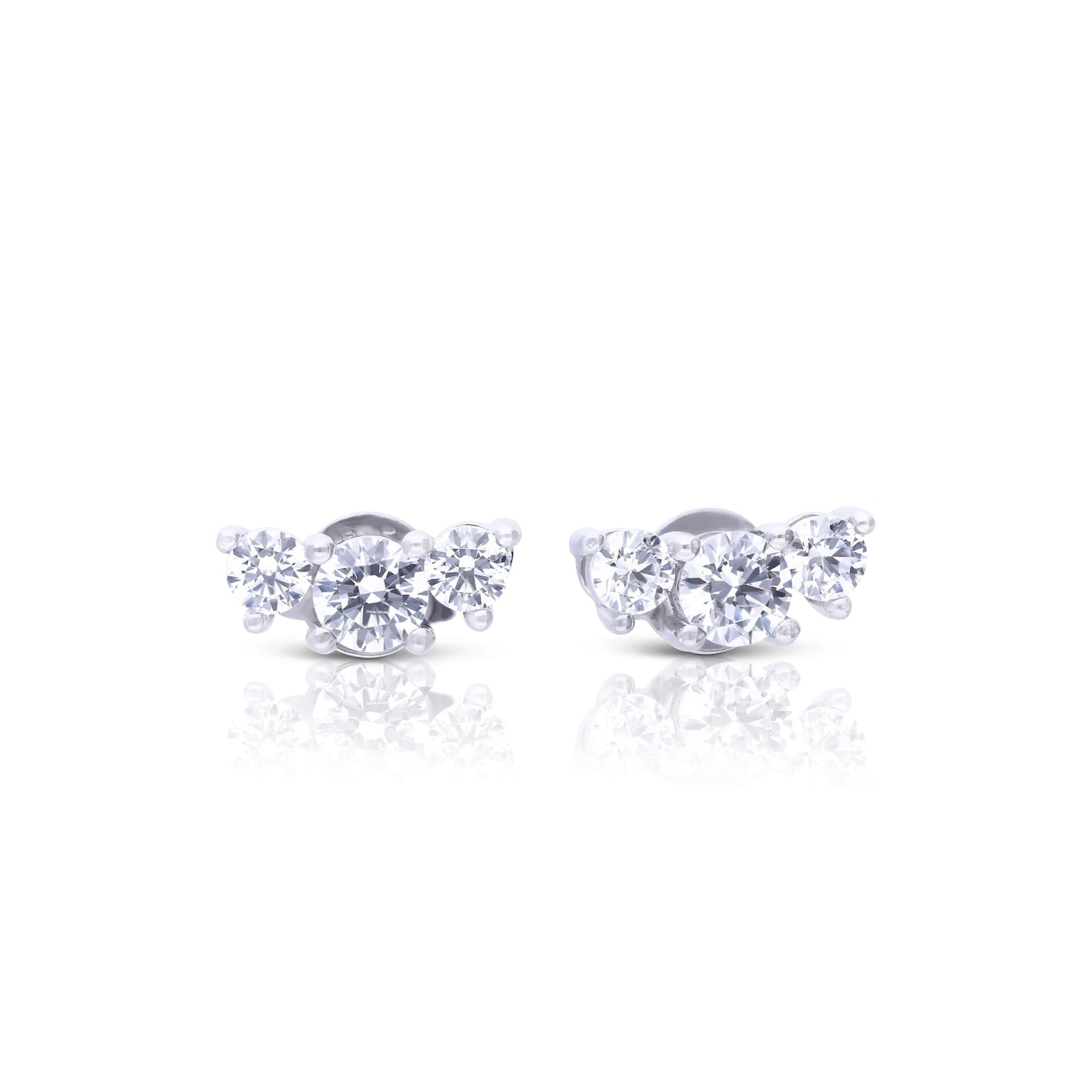 Diamonfire Trio Zirkonia Ohrstecker