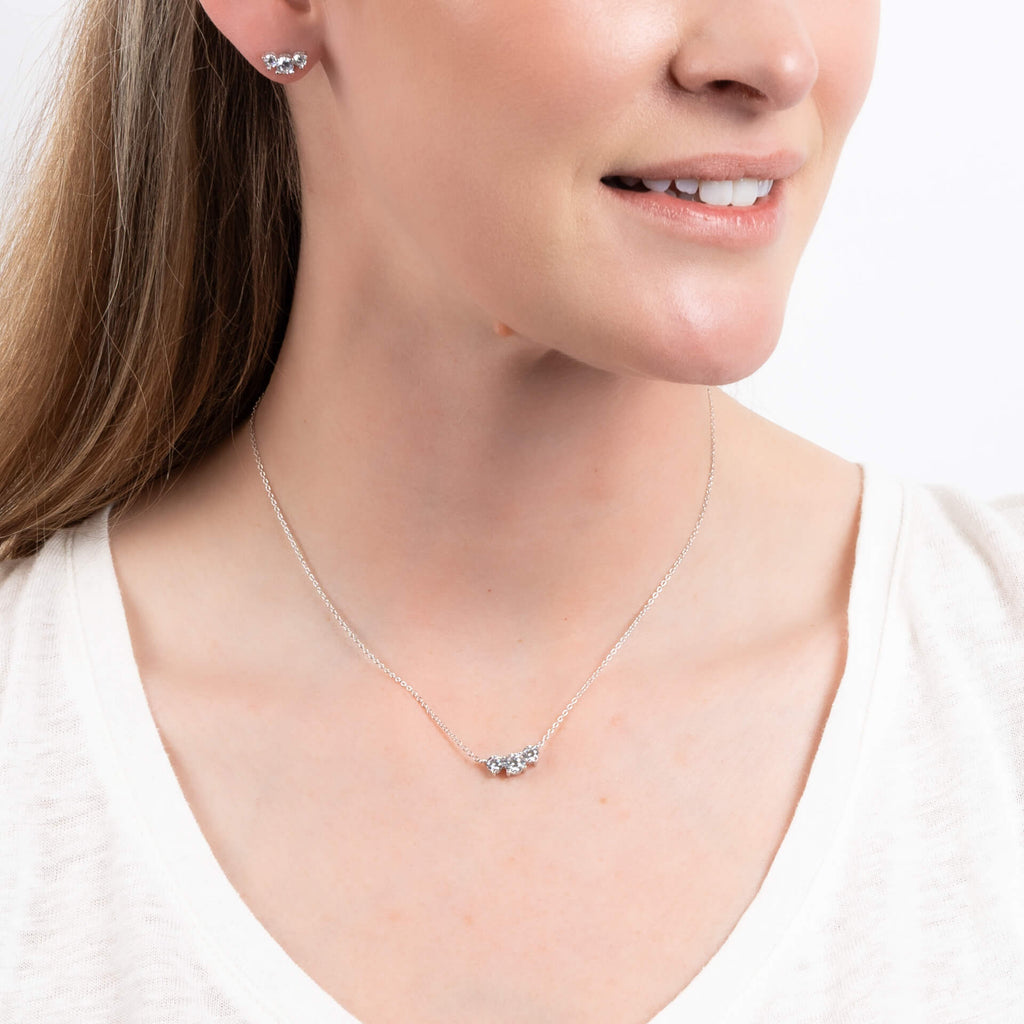 Diamonfire Trio Zirkonia Ohrstecker