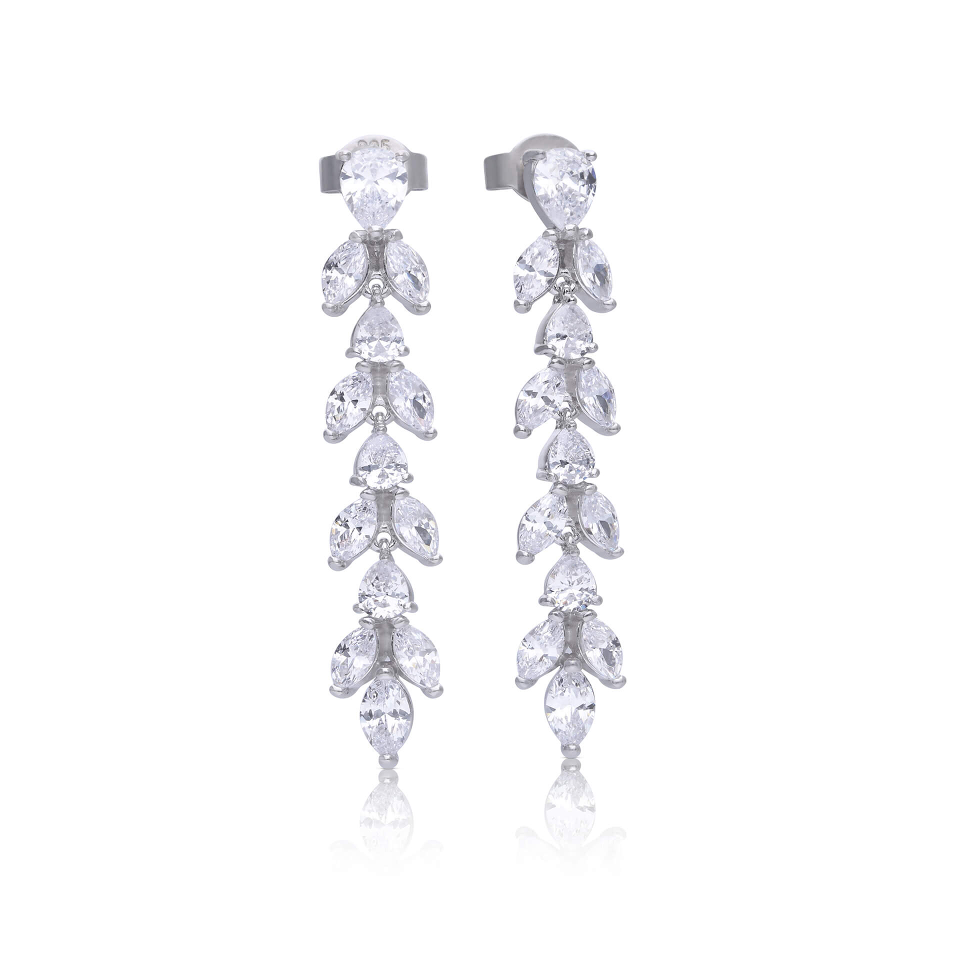 Diamonfire Vine Drop Earrings