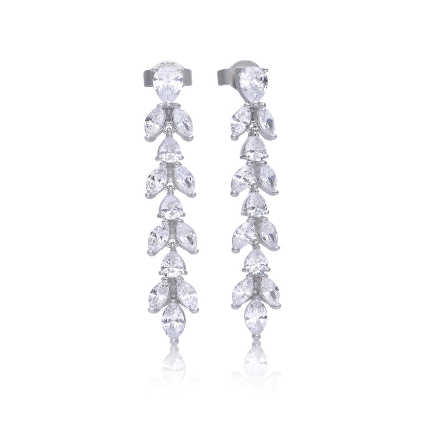Diamonfire Vine Drop Earrings
