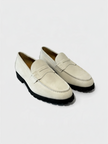 Country Suede Loafer Bone White