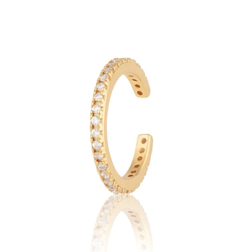 Slim Sparkling Single Ear Cuff