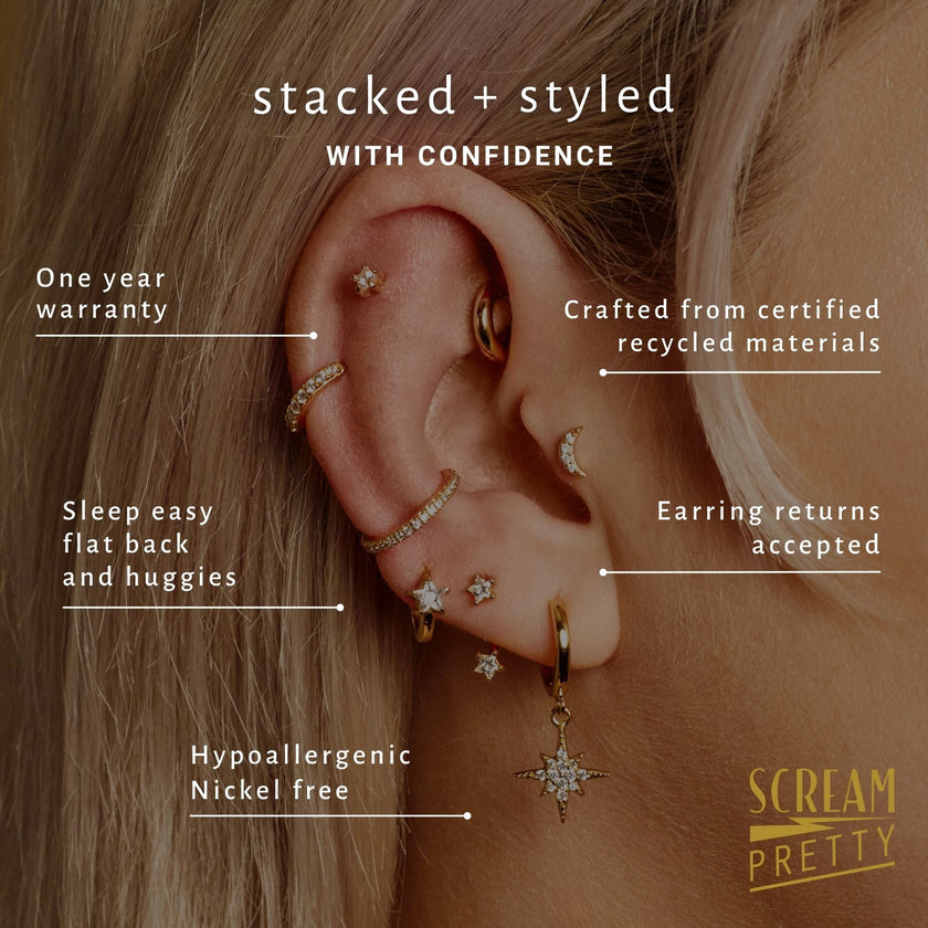 Wide Single Ear Cuff