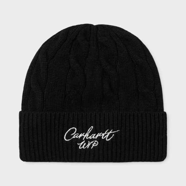 WIP Logo Signature Cable Knitted Beanie