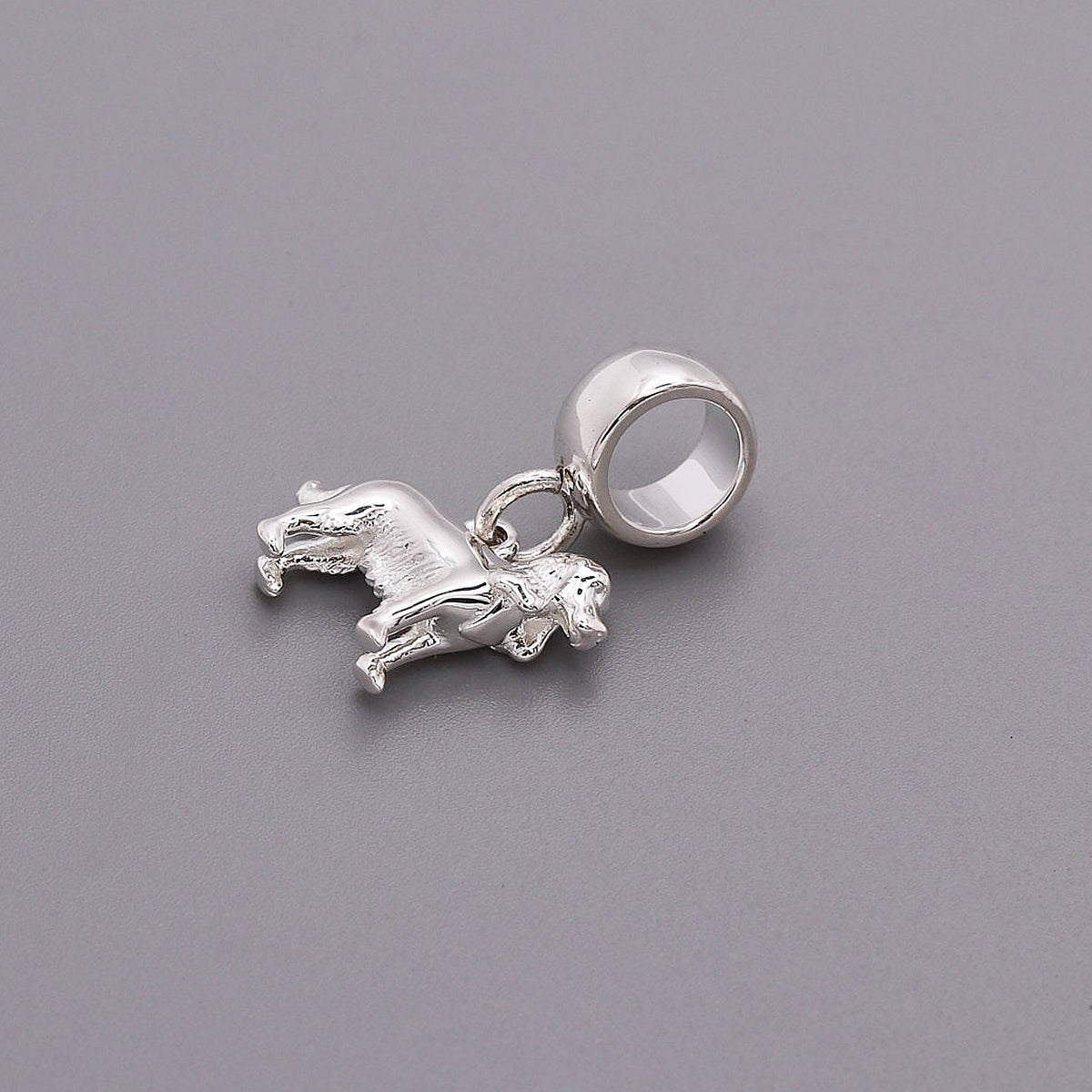 English Cocker Spaniel Silver Dog Charm