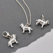 English Cocker Spaniel Silver Dog Charm