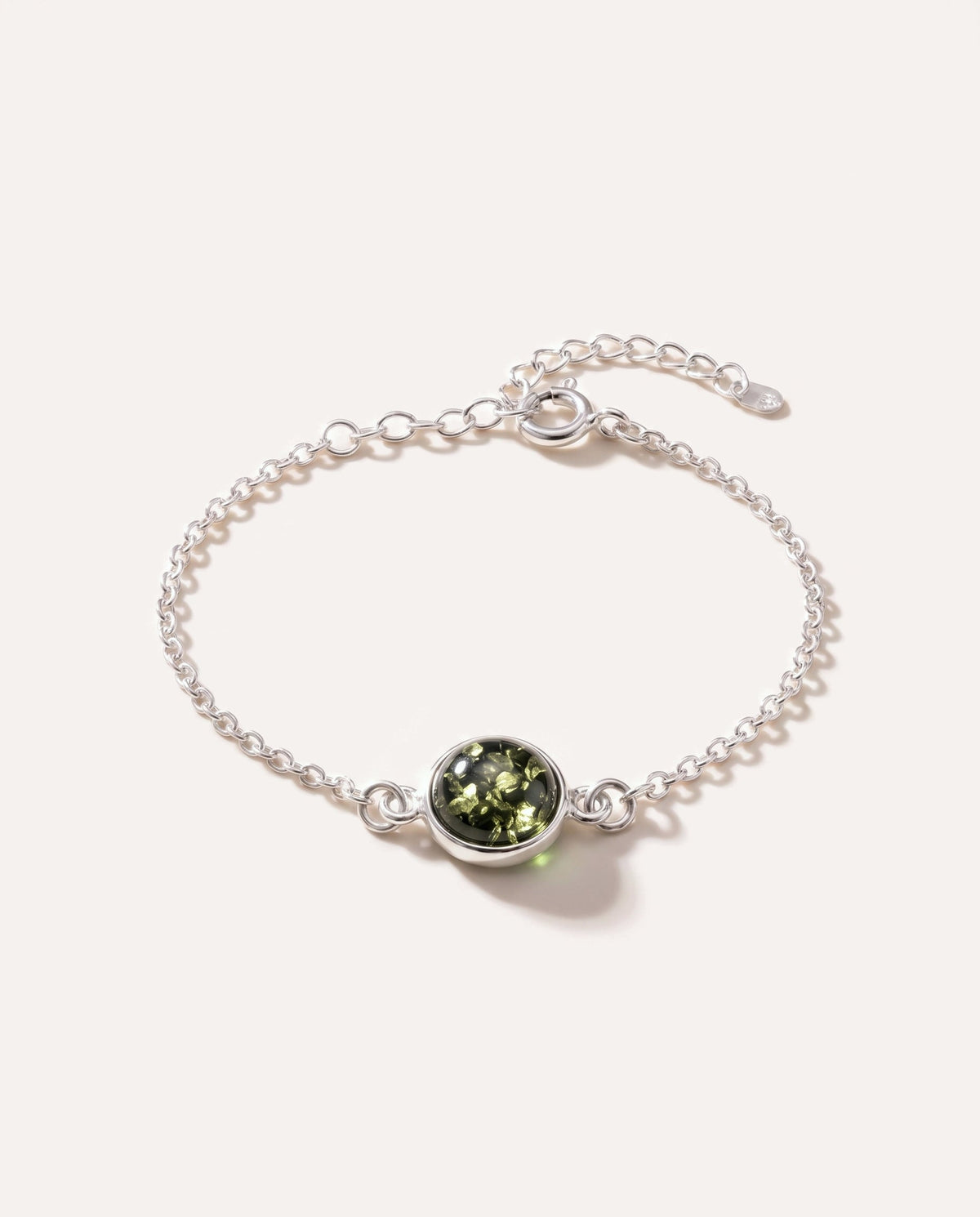 Bracciale a catena a maglie Green Amber ESSENTIALS