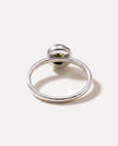Anello impilabile ESSENTIALS Mini in ambra verde