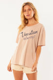 Amuse Vacay Vacay strik-T-shirt