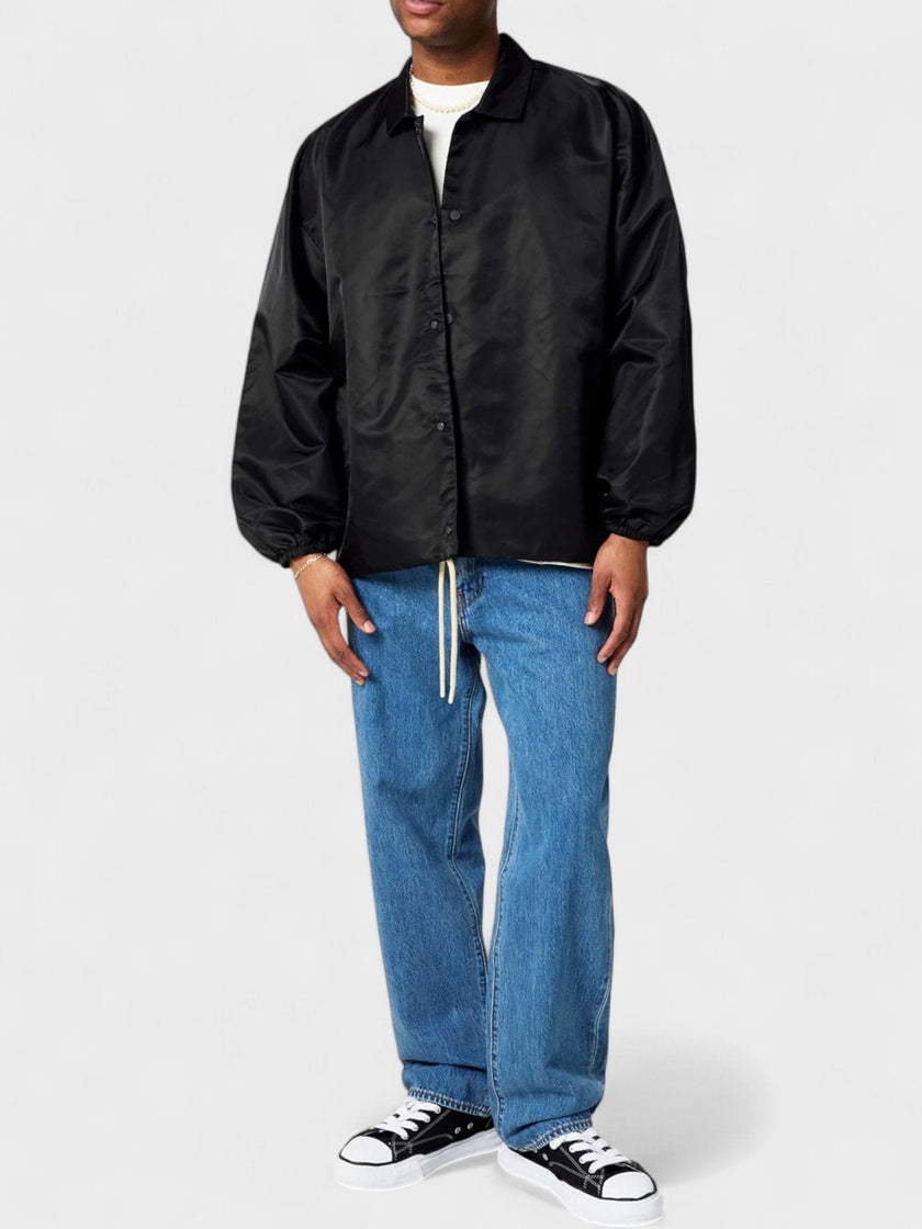 Fear Of God Essentials Coach Jacket Black