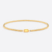 Gold Beaded Birthstone Bracelet