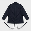 Long Sleeve Buttoned Shirt Dark Navy Black