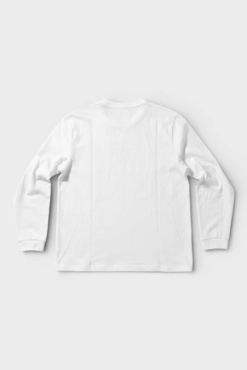 Regular Fit Long Sleeve Tee White