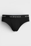 Low Rise Slip Underwear Black White