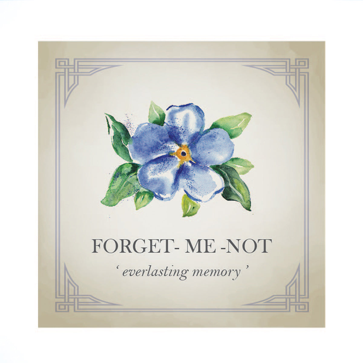 Forget-Me-Not Gold Vermeil Silver Studs
