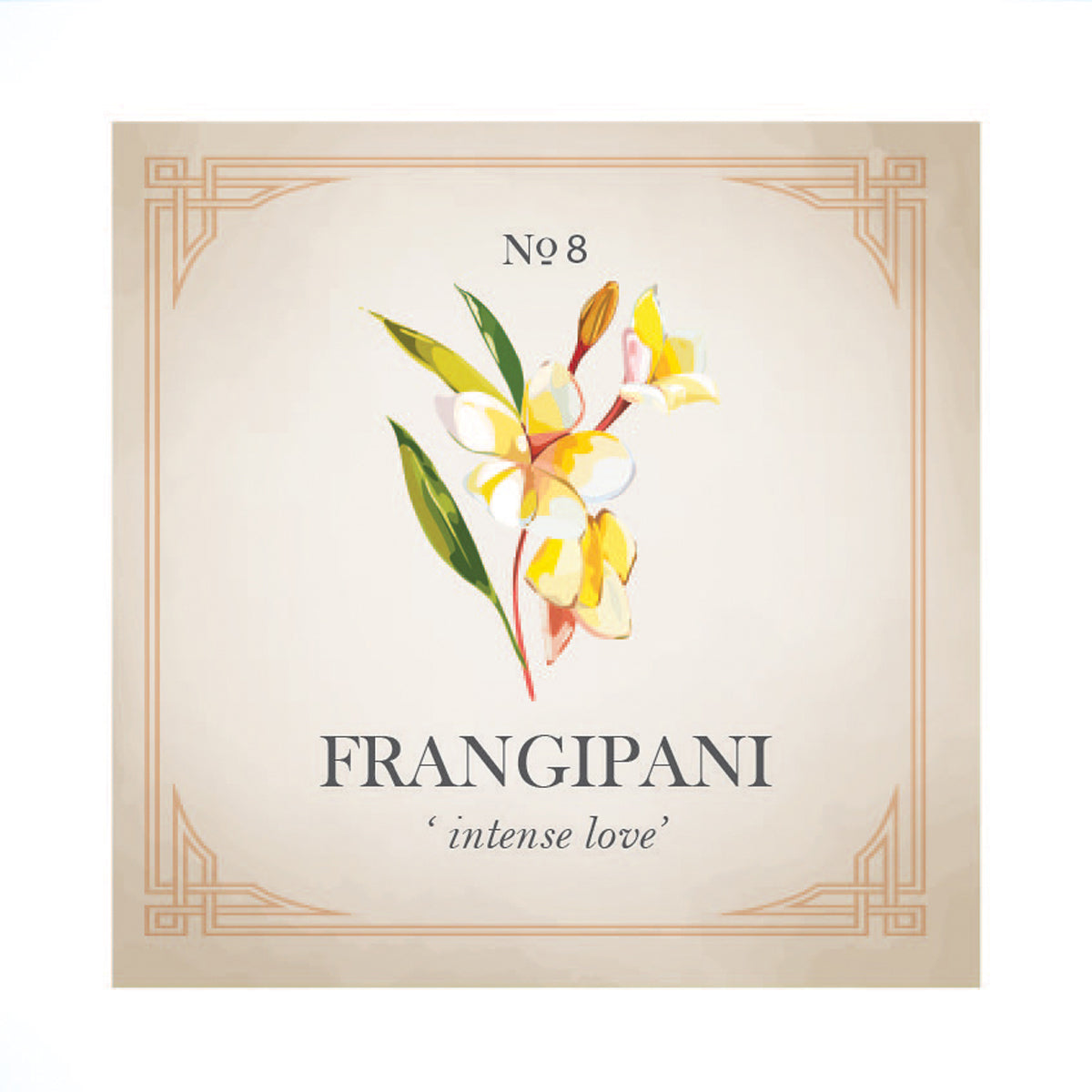 Frangipani-Blüten-Silberanhänger