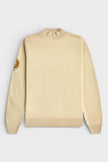 Laurel Wreath Mock Neck Jumper Oatmeal