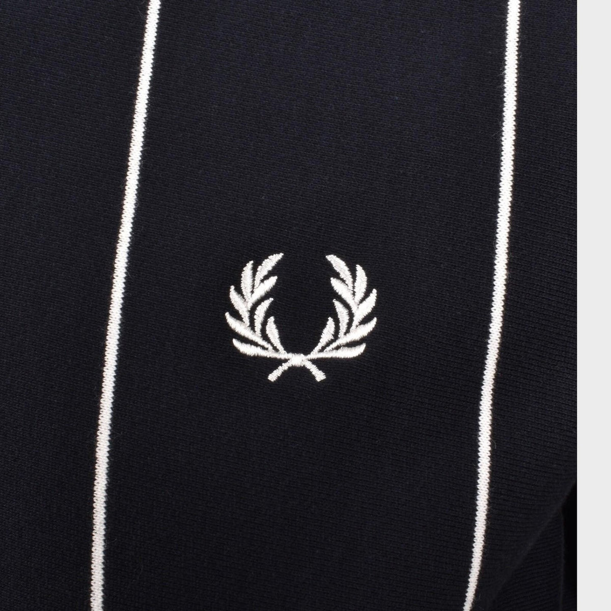 Pinstripe Sweatshirt Navy Blue