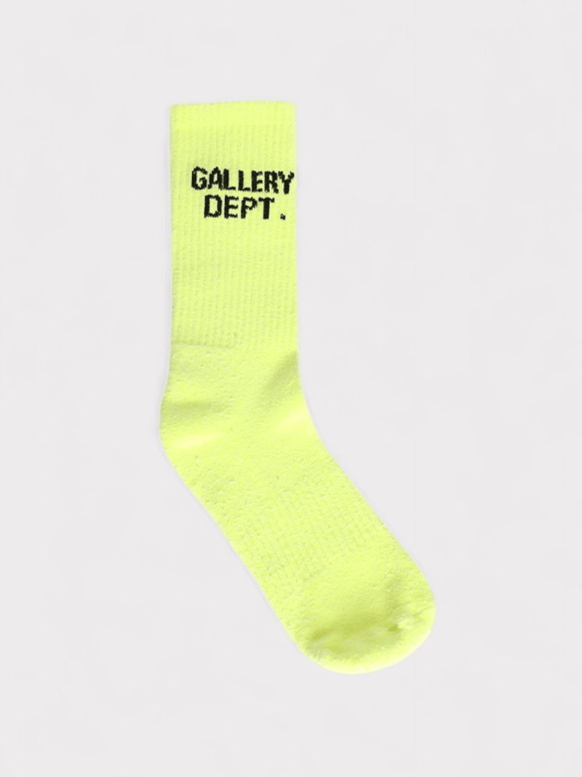 Gallery Dept. Clean Socks Flo Yellow