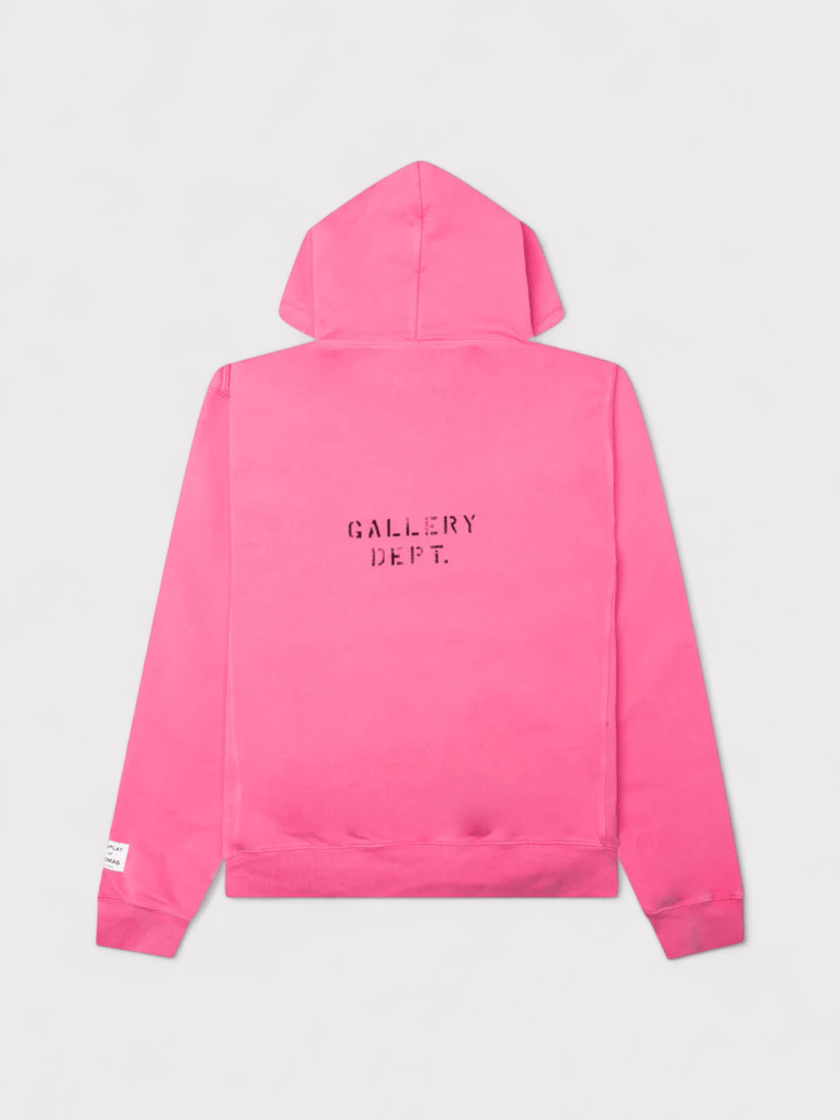 Gallery Dept. Dept Logo Hoodie Flo Pink