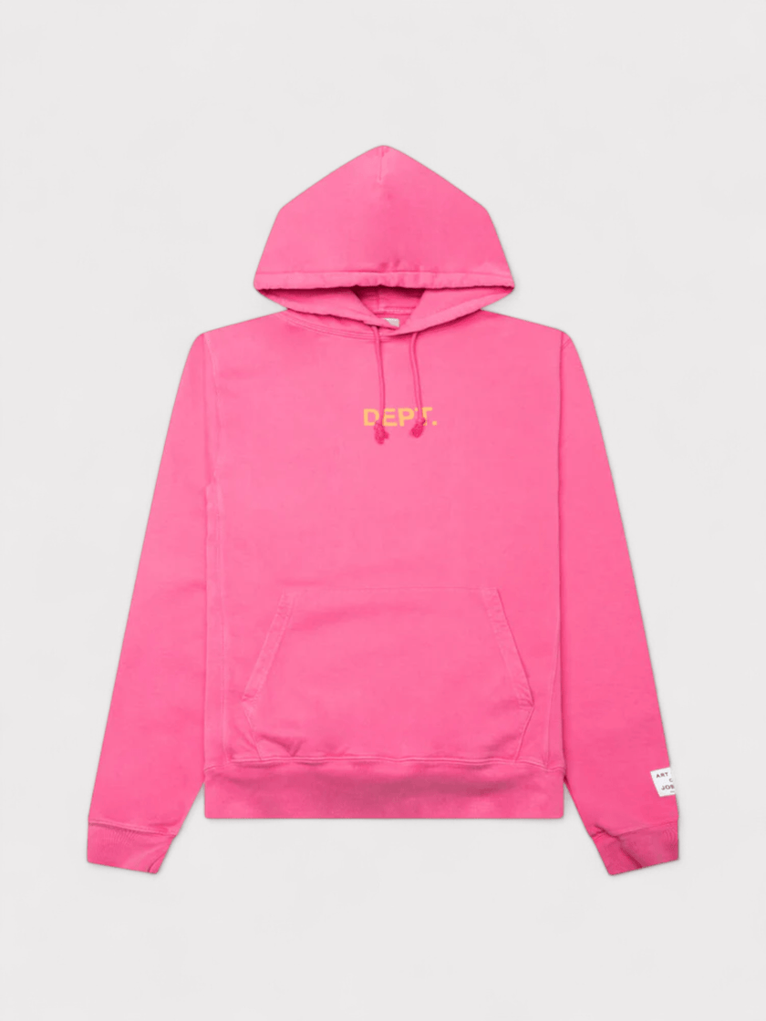Gallery Dept. Dept Logo Hoodie Flo Pink