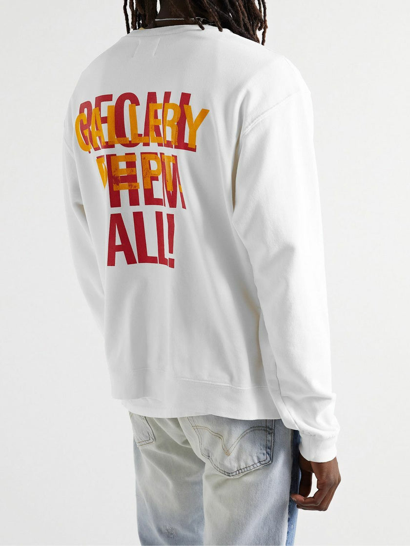 G Ball Crewneck White