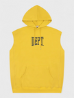 Gallery Dept. Gym Cut Off Sleeveless Hoodie Yellow