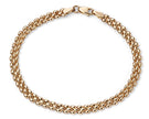Elements Gold Watch Strap Style Bracelet