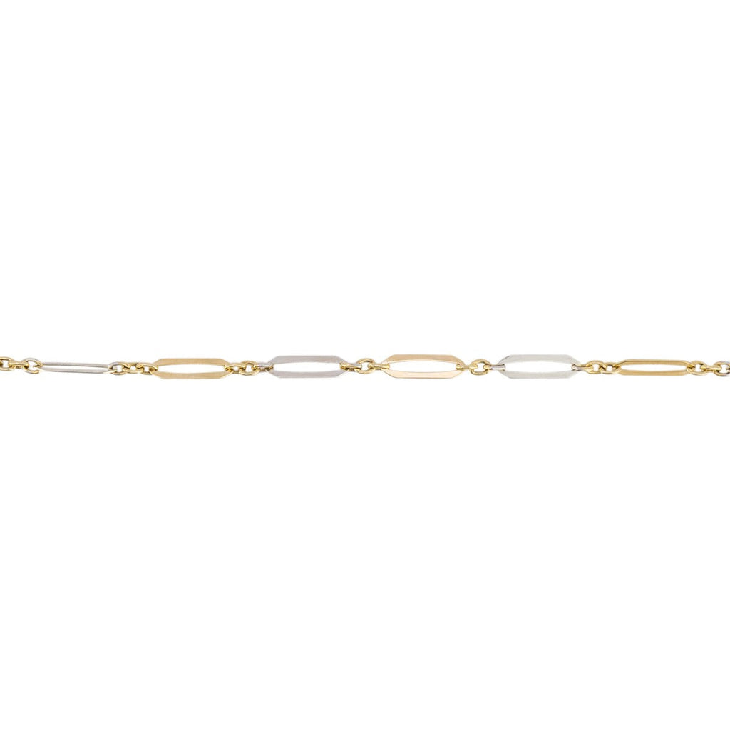 Elements Gold Elongated Link Bracelet
