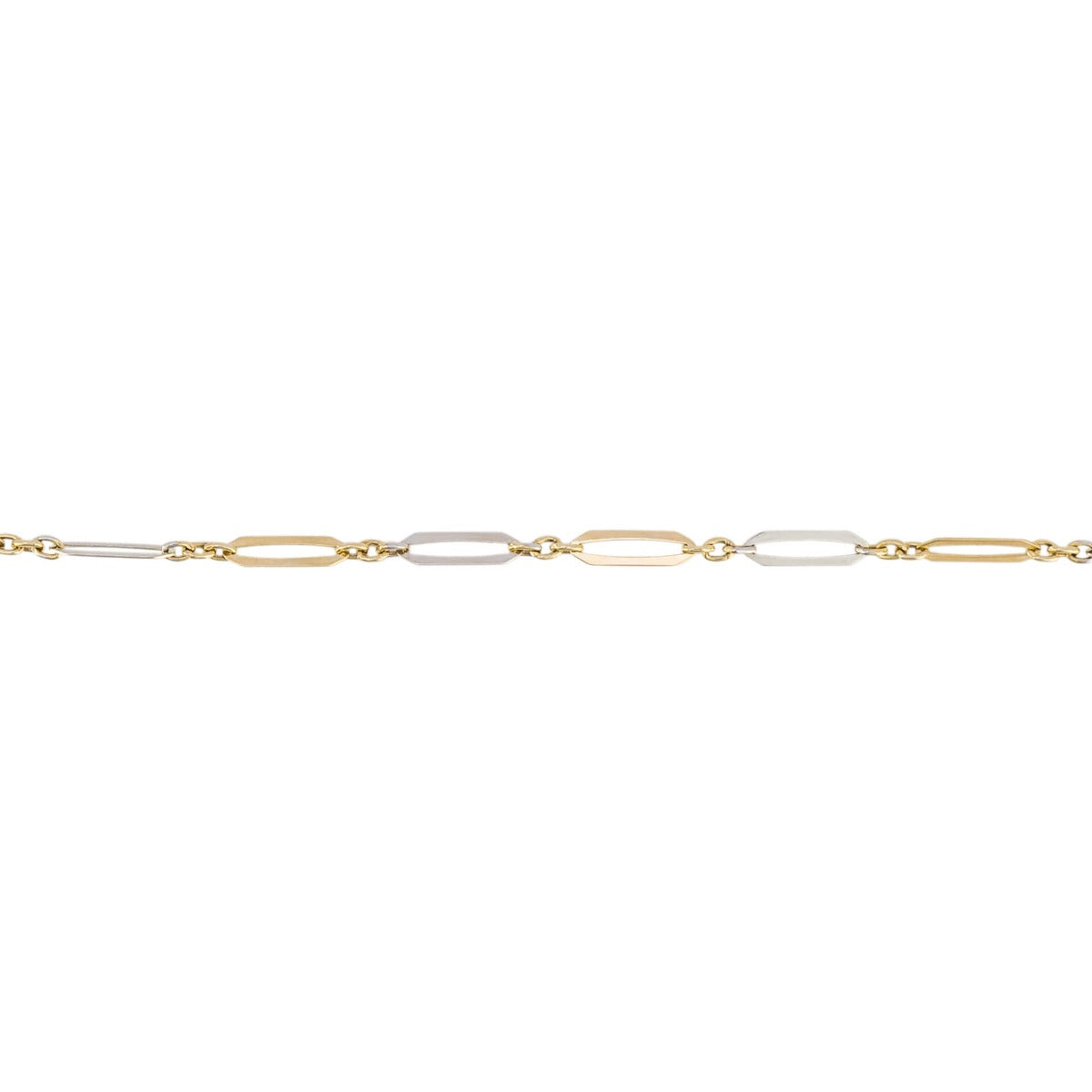 Elements Gold Elongated Link Bracelet