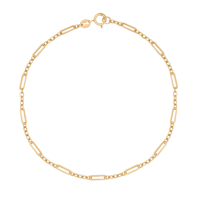 Pulsera de eslabones de varias longitudes Elements Gold