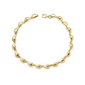 Elements Gold Organic Droplet Tennis Bracelet