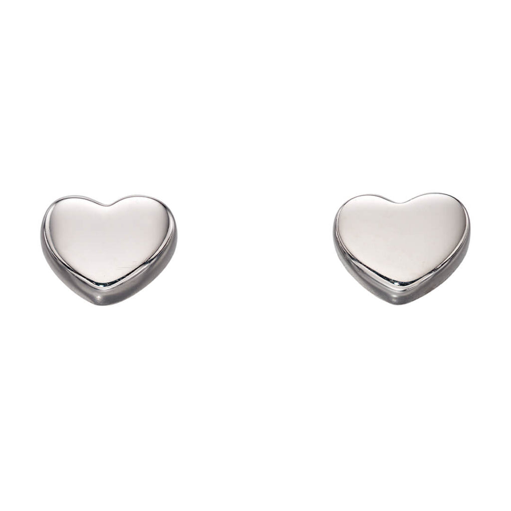 Elements Gold Small Heart Earrings