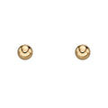 Elements Gold Ball Stud Earrings