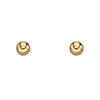 Elements Gold Ball Stud Earrings