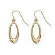 Elements Gold Offene Ovale Ohrringe