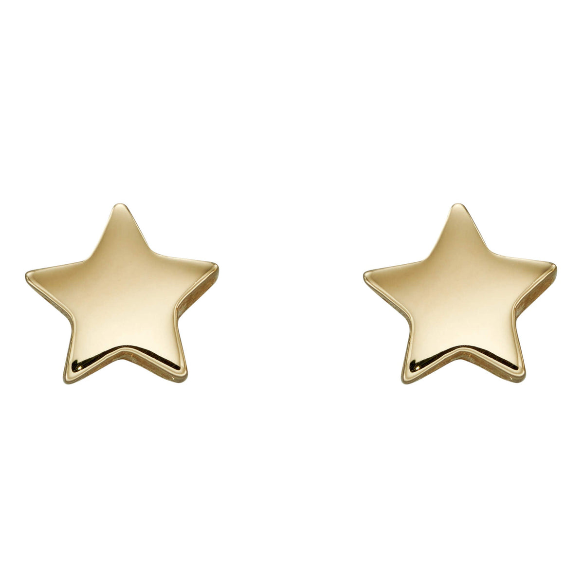 Elements Gold Small Star Stud Earrings